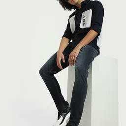 Jack & Jones Men Slim Fit Low-Rise Light Fade Clean Look Stretchable Jeans image 3