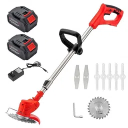 entinostik Wireless Chargeable Edge Cutter, 25cm Cutting Width|2-in-1 String Trimmer/Edger Cordless Grass Trimmer-picture-26