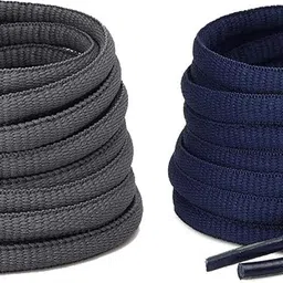 house of common shoe lace navy blue Grey Oval round 120cm for boot sport hiking shoe Shoe Lace-picture-31