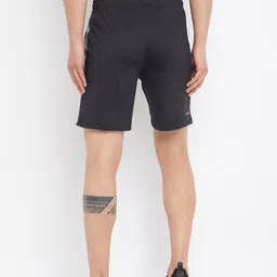 ATHLISIS Men Black Training or Gym Sports Shorts with e-Dry Technology Technology image 2