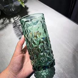 idona creation Glass Cup with Straw Transparent Tumbler Coffee Milk Mug with Lid and Straw Glass Water/Juice Glass image 5