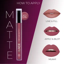 JUICE Color Luxe Bio Retinol Moisturising SPF15 Matte Lipstick 2.5ml - Shade M04 image 2