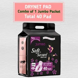 soft & secure DryComfort XXXL (40 Pads) For Heavy-flow protection Sanitary Pad-picture-23