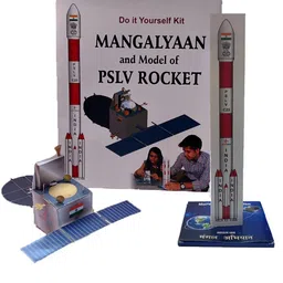 square drop Mangalyaan & PSLV Rocket - Astronomy - Sky Science - Do It Yourself Activity Kit image 5