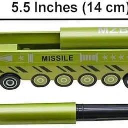 womaniyaa Launcher Truck Design Pen Stand with Matching Ball Pen|Unique Gift for Men Ball Pen image 3