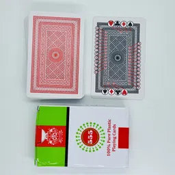 ssr shop card New Card-FULL PLASTIC 555 MARK PLAYING CARD(RED COLPremium Cards image 5