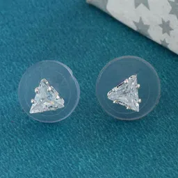 DZINETRENDZ Triangular Studs Earrings-picture-41