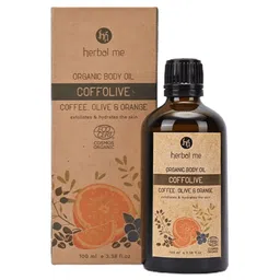 HERBAL ME Unisex Coffolive Exfoliation & Hydration Ecocert Organic Body Oil - 100 ml-image-15