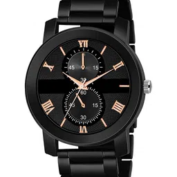 Gopal Shopcart Patterned Dial & Textured Straps Analogue Watch PEDO C9BLK NEW PU-picture-11