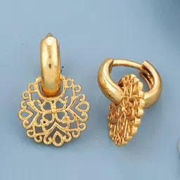 SHREE KRISHNA SHOPPING Gold-Plated Brass Earrings image 4