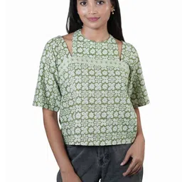 PALL&WE Floral Print Cotton Crop Top-picture-37