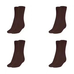 MUKHAKSH Men Pack Of 4 Pure Cotton Calf-Length Socks-image-72