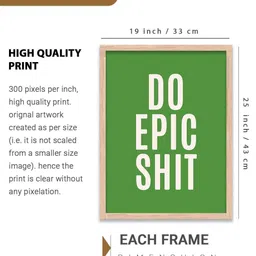 WALLLANE Brown Wood Wall Art image 2