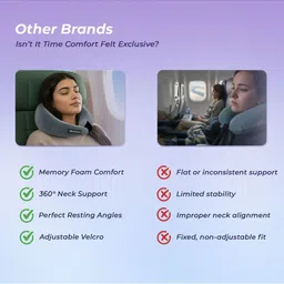 BILLEBON Grey Memory Foam Filled Gel Core Pillow image 4