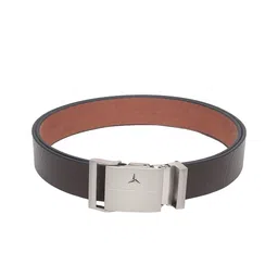 Metronaut Men Textured Leather Formal Belt image 2