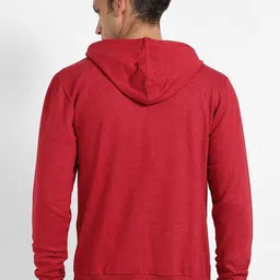 Campus Sutra Men Printed Hooded Sweatshirt image 3