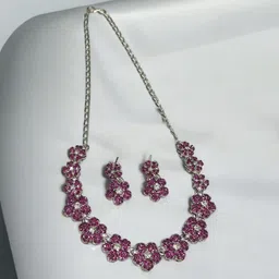 Women Click Stones Studded Jewellery Set-picture-39