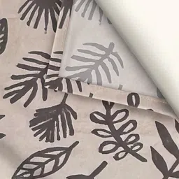 WEAVE AND DECOR Brown & Cream-Coloured Floral 300 TC Bedsheet with 2 Pillow Covers image 4