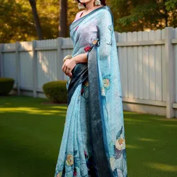 JYA Floral Saree image 3