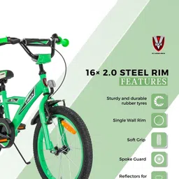 VROCK Boys Bmx Turbo 18T Turbo Anti Skid Body Bicycle image 3