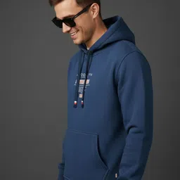 SANDPIPER Men Printed Hooded Sweatshirt image 5