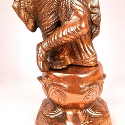 apka mart Bronze-Toned Shri Krishna Idol Showpiece image 3
