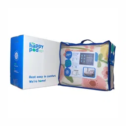 The Happy Pod Pink & Green Floral Microfiber AC Room 150 GSM Single Bed Comforter image 4