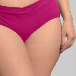 Inner Sense Pack Of 4 Organic Cotton Plus Size Maternity Briefs image 4