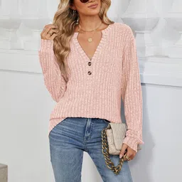 HERE&NOW Women Longline Pullover Sweater-picture-10