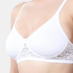 Envie Non-Padded 3/4th Coverage T-Shirt Lace Bra image 2