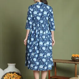 KALINI Floral Print A-Line Dress image 2