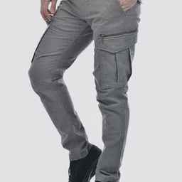 Numero Uno Men Mid-Rise Regular Fit Cargos Trousers image 5