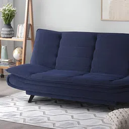 Sleepyhead Sofabed Two Foldable 3 Person Sofa Cum Bed FabricInk Blue-picture-17
