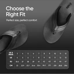 FRIDO Adults Solid Arch Support Thong Flip-Flops image 2