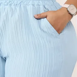 Instafab Plus Textured Lapel Collar Shirt & Shorts Co-Ords image 2