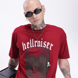 Kook N Keech Graphic Printed Drop-Shoulder Sleeves Pure Cotton Oversized T-shirt-picture-31
