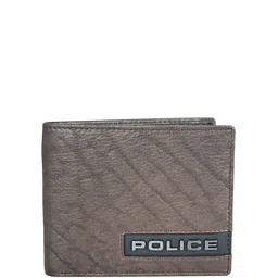 Police Men Textured Leather Two Fold Wallet-image-27