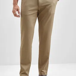 HIGHLANDER Men Mid-Rise Slim Fit Chinos Trousers-picture-21