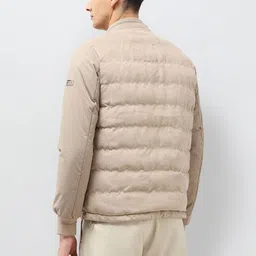 U.S. Polo Assn. Stand Collar Snap Button Regular Fit Puffer Jacket image 2