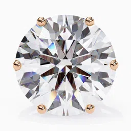 VALANOVA 14 Kt Gold Lab Grown Diamond Stud Earrings - 1.58 g image 3