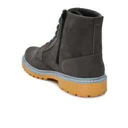 ARIWA Men Casual Block-Heeled Regular Boots image 5