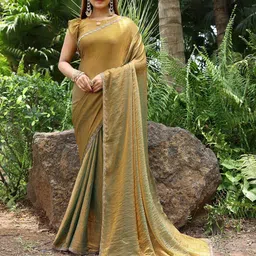 Lookmark Embellished Beads and Stones Kanjivaram Saree image 5
