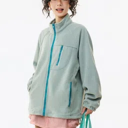 StyleCast x Revolte Stand Collar Tailored Jacket image 3