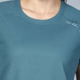 HRX by Hrithik Roshan Women Extended Sleeves Pockets T-shirt image 2