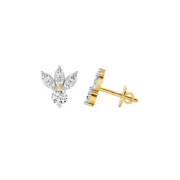 Sparkles Lab Grown Diamond 0.43 Carat Round Stud Earrings for Women image 3