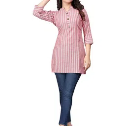 MANTRA DESIGNER Women Pink Khadi Kurtas-image-86