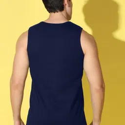 WOOSTRO Pack of 2 Printed Combed Cotton Innerwear Vests with Intelliease Technology image 5