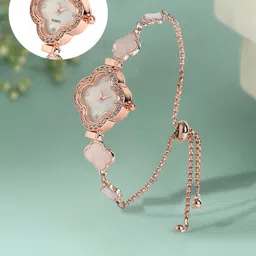 HAUTE SAUCE by Campus Sutra Women Printed Dial & Stainless Steel Bracelet Style Straps Analogue Watch-picture-13