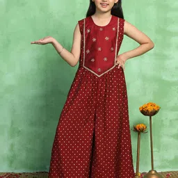 FASHION DREAM Girls Basic Jumpsuit with Embroidered-picture-52