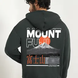 NOBERO Men Graphic Oversized Sweatshirt image 3